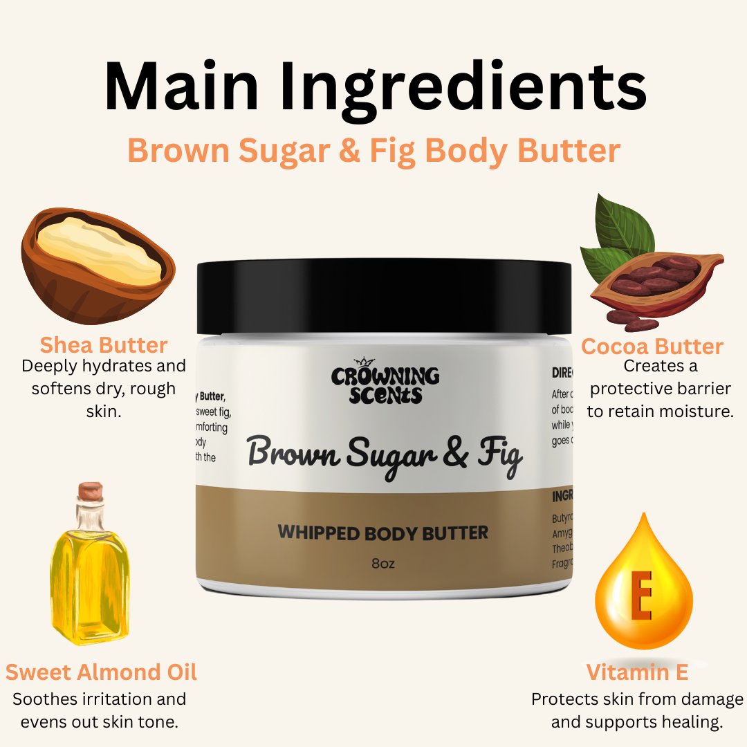 Brown Sugar and Fig Whipped Body Butter